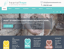 Tablet Screenshot of heartofhopeministry.org